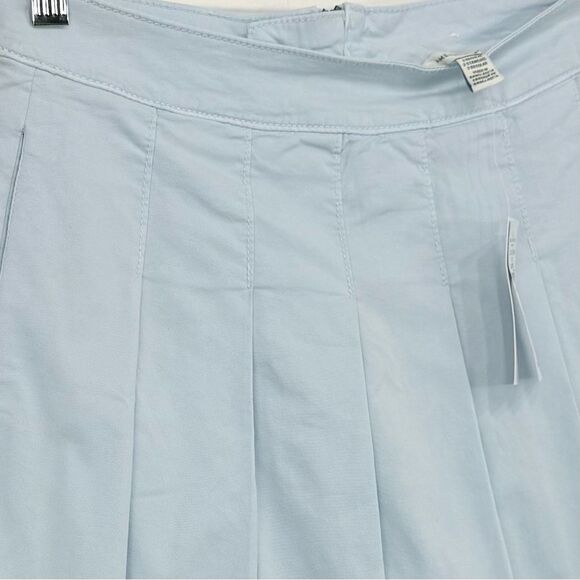 American Eagle Light Blue Pleated Mini Skirt NEW - Picture 11 of 13
